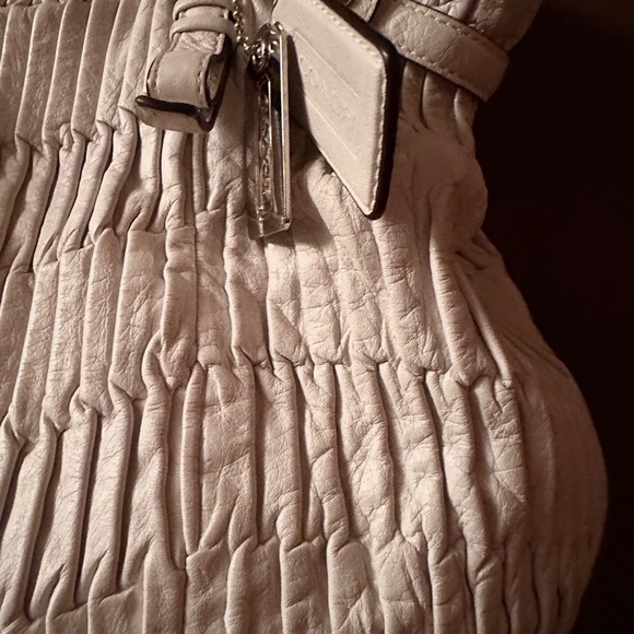 LOW START COACH Madison Sophia pleated leather satchel purse & wallet set - Picture 6 of 13